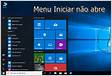 Como consertar o menu Iniciar do Windows 10 que não funcion